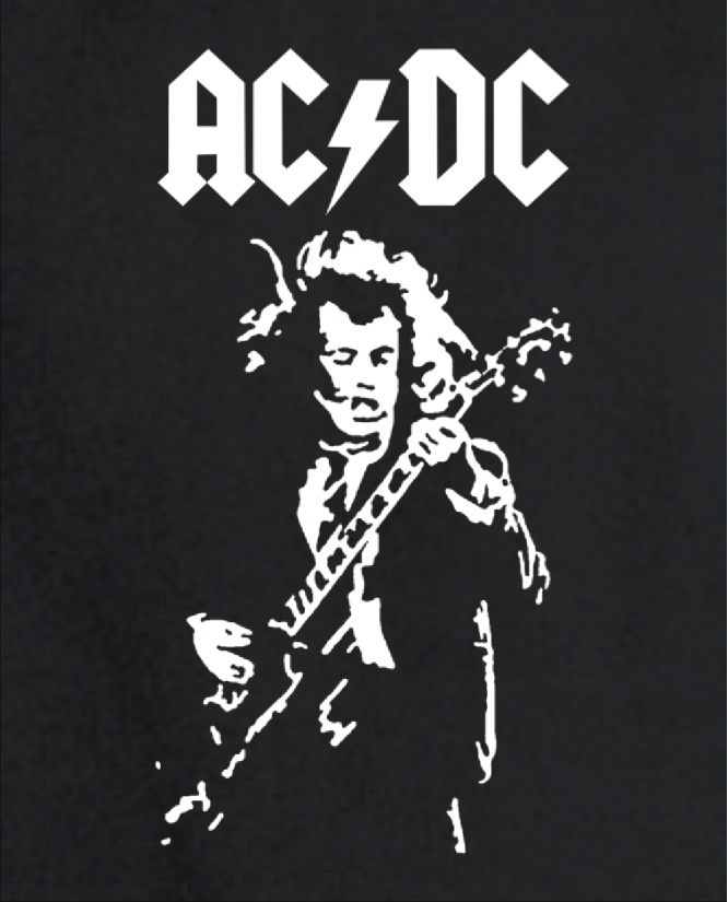 džemperis AC/DC guitar